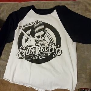 Suavecito Pomade 3/4 sleeve baseball tee